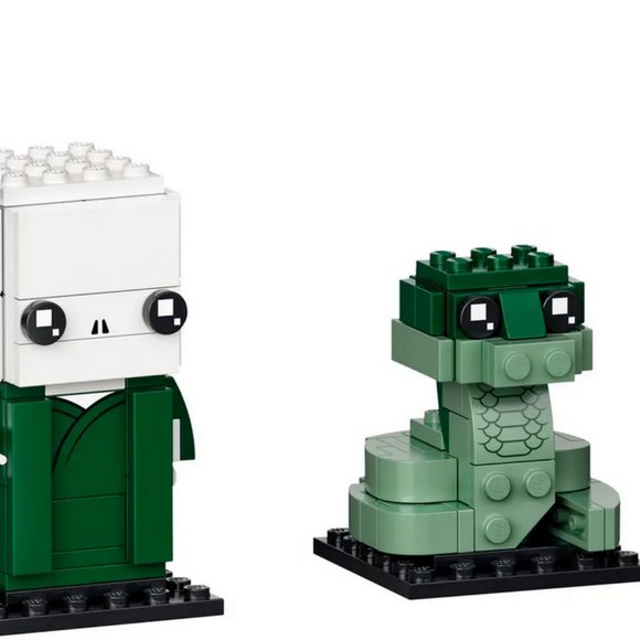NIB Lego Harry Potter Brickheadz Voldermort Nagini Bellatrix - Retired Set 40496 - Picture 3 of 9